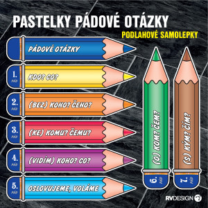 PASTELKY PÁDOVÉ OTÁZKY na podlahu