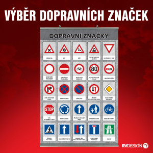 VÝBĚR DOPRAVNÍCH ZNAČEK