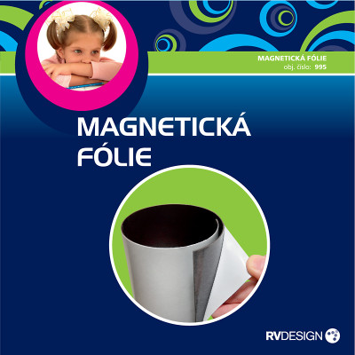 Magnetická samolepicí fólie A4 (tl. 0,7 mm)
