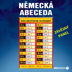 NĚMECKÁ ABECEDA - závěsná