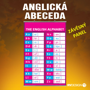 ANGLICKÁ ABECEDA - závěsná